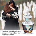 thumbnail image 4 of Yellow And Blue Phoenix Spreading Wings Urn For Human Ashes, Phoenix-Themed Memorial Urns For Ashes Adult Female, Small Keepsake Funeral Urns For Ashes, Cremation Urns For Burial 3 Inch, 2pcs, 4 of 5