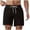 Black, variant on Lmueinov Men's Casual Shorts 7'' Drawstring Shorts Lightweight Breathable Summer Beach Shorts with Pockets, S-2XL