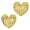 Gold, variant on JewelStop 14K Yellow Gold Puff Heart Post Earrings - 8 x 8 mm, 1.2gr.
