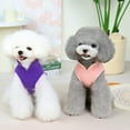 thumbnail image 2 of 2 Pack Dog Sweater Fleece Vest Pet Warm Pullover Fleece Jacket with D-Ring, Fall Winter Dog Clothes Cold Weather Coat for Puppy and Small Dogs Unisex, 2 of 6