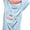 Blue+DarkBlue Hair-Onesie, variant on Little One's Fuzzy Silly Big Mouth Monster Costume Onesie, Soft Fleece Hooded Pajamas Bodysuit with Pocket Buddy for Halloween Party Dress Up