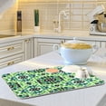thumbnail image 3 of Iauyy Dish Drying Mat for Kitchen Counter, Super Absorbent & Hanging 16x18 / 18x24 Inch (S/M) The Tiles Of The Alhambra, 3 of 8