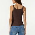 thumbnail image 4 of Ailaofu Women's Sleeveless Tank Top Form Fitting Scoop Neck Ribbed Knit Basic Cami Shirts, 4 of 5