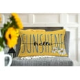 thumbnail image 2 of Hello Summer Daisy Flowers Throw Pillow Covers Outdoor Summer Cotton Linen Sunshine Quotes Decorative Rectangle Lumbar Waist Pillow Cover Yellow Background Cushion Case (Yellow Summer), 2 of 4