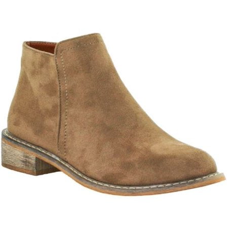 seven7 women's vegan leather ankle boot