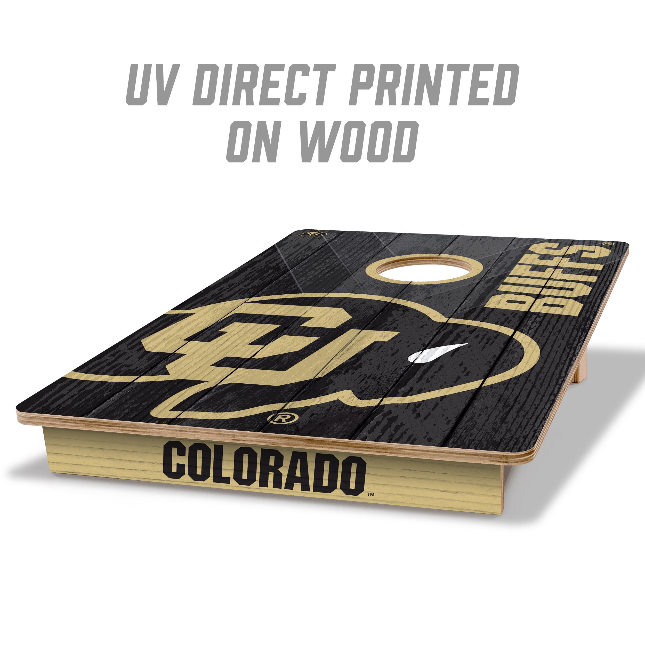 YouTheFan NCAA Colorado Buffaloes 2' x 3' Cornhole Game No Bags