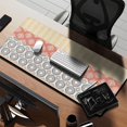 thumbnail image 2 of Long Mouse Pads for Desk,Colorful Pioneer Flower Pattern Desk Mats on Top Of Desks, Desk Mouse Pad Extra Large with 3mm Non-Slip Base and Stitched Edge for Gaming,Office,Work,Home 35.4"x15.7", 2 of 6