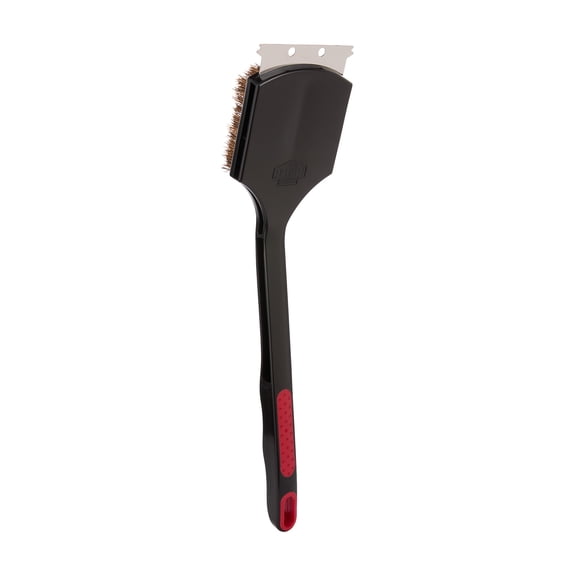 Brosse de barbecue très large avec poils de palmyre Expert Grill