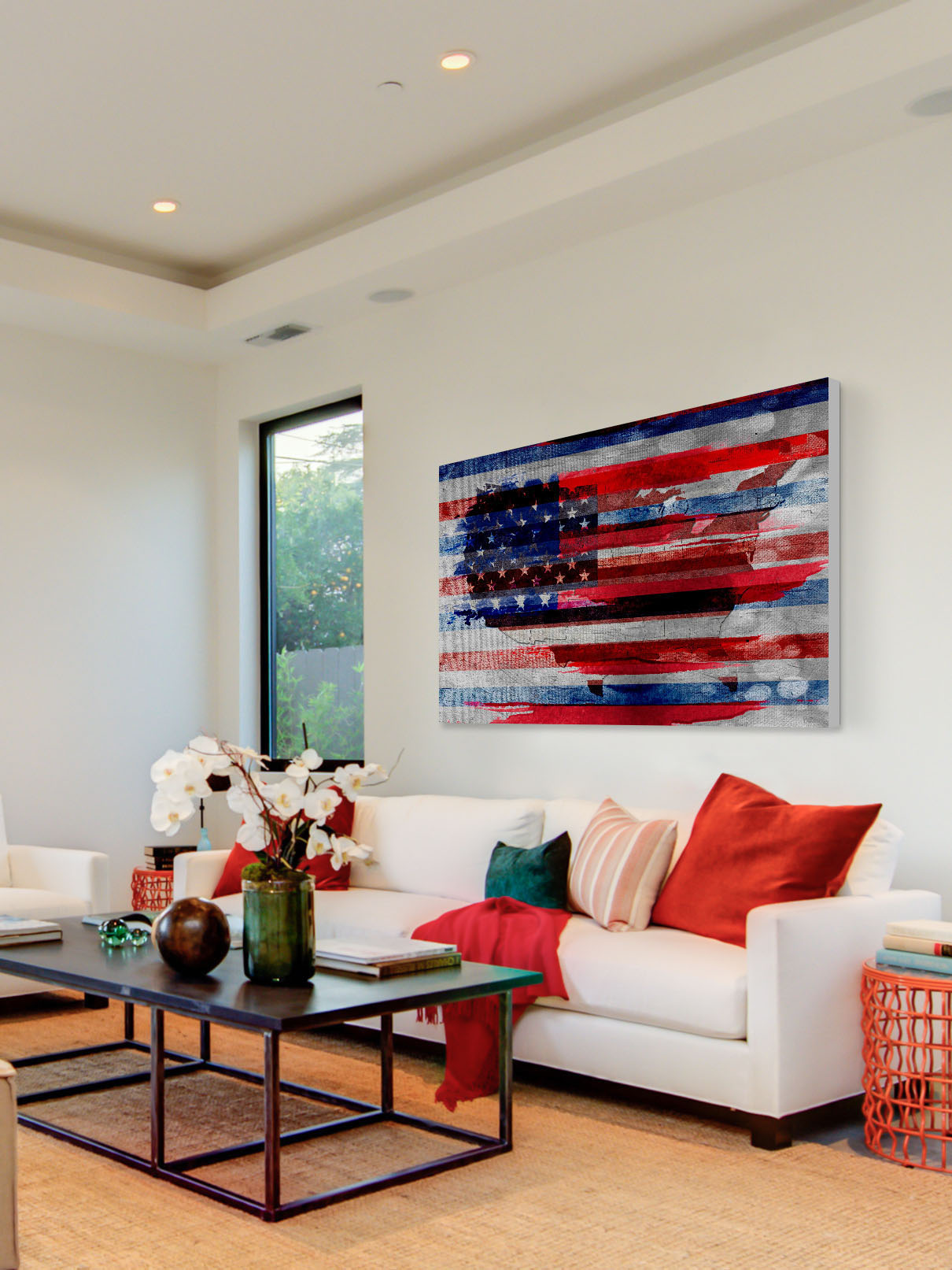 Parvez Taj "Land of the Free" Print on Canvas