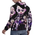 thumbnail image 4 of Lsque Five Nights At Freddy'S Pattern Casual Men's Hoodie,Hooded Sweatshirt with Kangaroo Pocket,Pullover Hoodie-X-Large, 4 of 8
