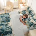 thumbnail image 5 of Manfei Lovely Camper 7 Pieces Full Size Bedding Sets,Green Pine Trees Pattern Full Size Bed in a Bag,Light Gray Reversible, 5 of 7