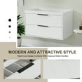 thumbnail image 5 of 30" Wall Mounted Bathroom Vanity Base Only without Sink Top, Soft-close Drawers, Eco-friendly Hand Paint, 5 of 8