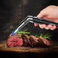thumbnail image 2 of Lighter, Rotatable Multipurpose Torch Lighters Adjustable Butane Lighter Jet Flame Portable Refillable for Grill BBQ Candle Camping [Gas Not Include], 2 of 7