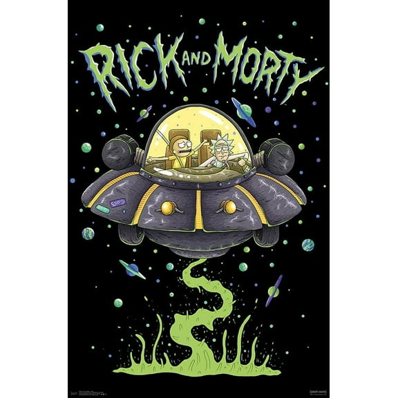 Rick And Morty - Ship Wall Poster, 22.375" x 34"