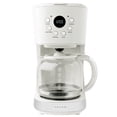 thumbnail image 1 of Open Box Haden 12 Cup Programmable Coffee Maker w/ Brew Strength Control, Ivory, 1 of 9