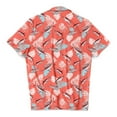 thumbnail image 2 of SCALES Tropical Slam Short Sleeve Polo White, XLarge, 2 of 5