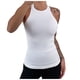 thumbnail image 1 of Camiseta sin mangas con cuello redondo para mujer, tallas grandes - Poliéster, prenda informal lisa para primavera/otoño, 1 of 6