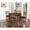 Hickory Stone, variant on 36" x 36" Solid Wood Counter Height Table in Espresso & 4 Emily Stools