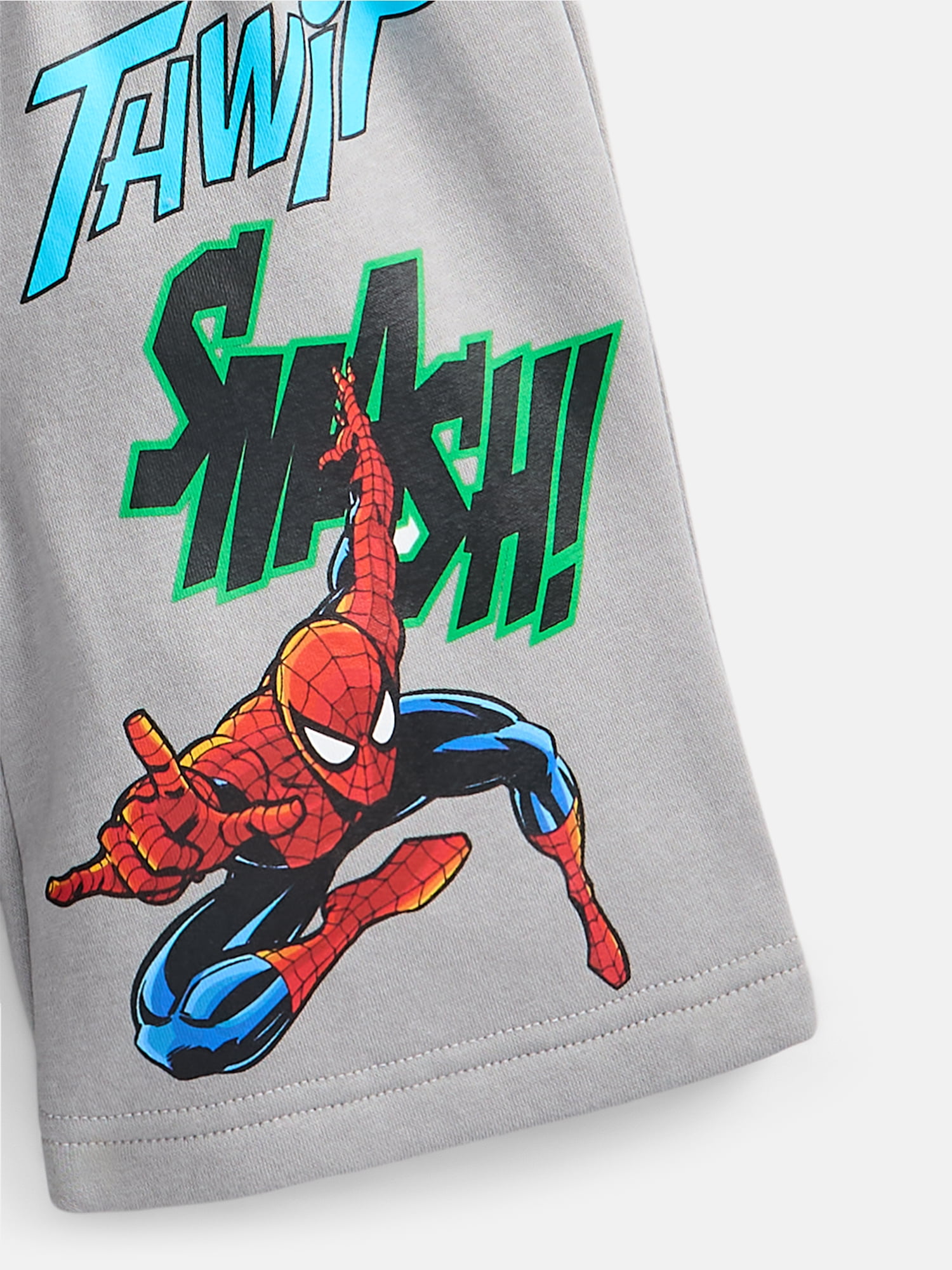 Marvel Boys Fleece Crewneck Sweatshirt and Shorts Set, 2 Piece, Sizes 4-16