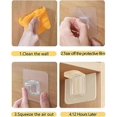 thumbnail image 3 of Shelf Support Pegs, 15pcs Shelf Support Brackets Self-adhesive L-shaped Support Triangle Bracket Shelf Support Racks Sticky Hooks (2.36in/6cm), 3 of 5