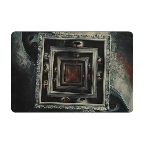 Carpet Stereoscopic Visual Effect Entrance Door Mat Household Absorbent Nonslip Foot Mat Dirt Proof Mat Bathroom Nonslip
