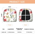 thumbnail image 3 of Pioneer Flower and Butterfly Seat Covers for Dining Room Chairs Set Of 4,Stretch Printed Washable Chair Seat Cover with Elastic Ties and Button,Removable Waterproof Couch Cushion Covers, 3 of 6