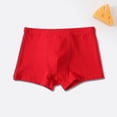 thumbnail image 4 of Boys Underwear 100% Cotton Boxer Briefs, Red Soft Breathable for Toddler Kids, 1-Pack Sizes 1-8 Years,Size 5-6 T, 4 of 6