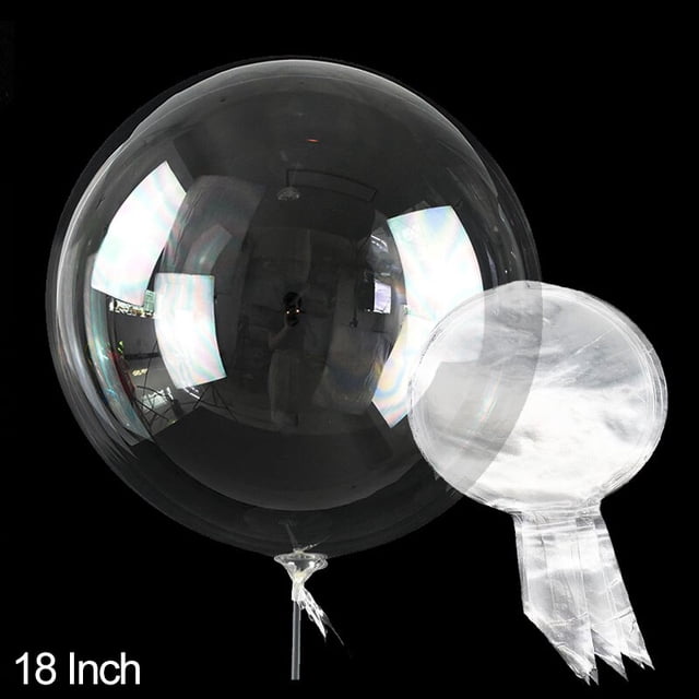 Globo de burbujas transparente para decoración, globo de helio de aire inflable, para boda, fiesta de cumpleaños, Baby Shower, 10-24 pulgadas, 10 piezas