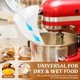 thumbnail image 3 of 2 PCS Flour Funnel for KitchenAid Mixer 7 Qt, Anti-Splash Attachment for Tilt-Head Stand Mixer 7 Quart (KSM70), Dishwasher Safe No-Mess Baking Tool, Easy Pour Accessory (White), 3 of 11
