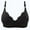 Black, variant on Bigersell Strappy Sports Bra New Woman's Color Comfortable Hollow Out Perspective Bra Underwear No Underwire Padded Bra Style F-976 Black 36/80