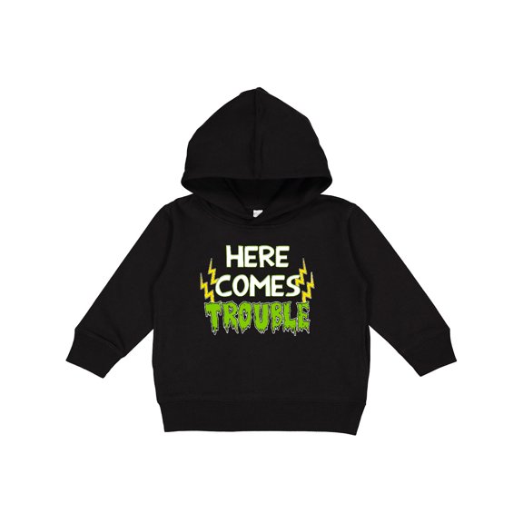 Inktastic Here Comes Trouble Toddler Hoodie