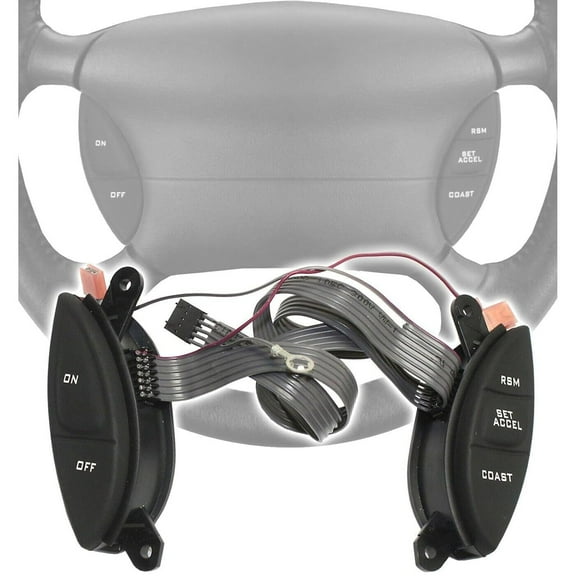 Steering Wheel Mounted Cruise Control Switch Button for Ford Ranger 1998-2003,for Explorer Sport Trac 2001-2005, F-150 for Mercury Mountaineer F87A9D809BA F87Z9CBB SW-5928