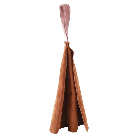 Leather Puppy Bite Rag Tug Toys with Handle for Puppy Training Bite Training