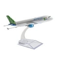 thumbnail image 2 of Simulation Vietnam Bamboo A320 Plane Model 1/400 Scale 15cm Metal Airplane Model for Collection Gift, 2 of 11
