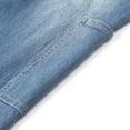 thumbnail image 6 of Mepaouo Women's Wide Leg Jeans Casual High Waisted Stretch Baggy Loose Denim Pants(Blue,L), 6 of 9