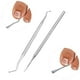 thumbnail image 5 of Juego de 50 tiras correctoras para uñas encarnadas con cortaúñas, elevador y limas de acero inoxidable, modelo 1# completo., 5 of 6