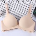 thumbnail image 2 of PENGXAING Wuffmeow Mode Femmes Aucune Trace de Couleur Unie Sans Acier Recueilli Soutien-Gorge, 2 of 3