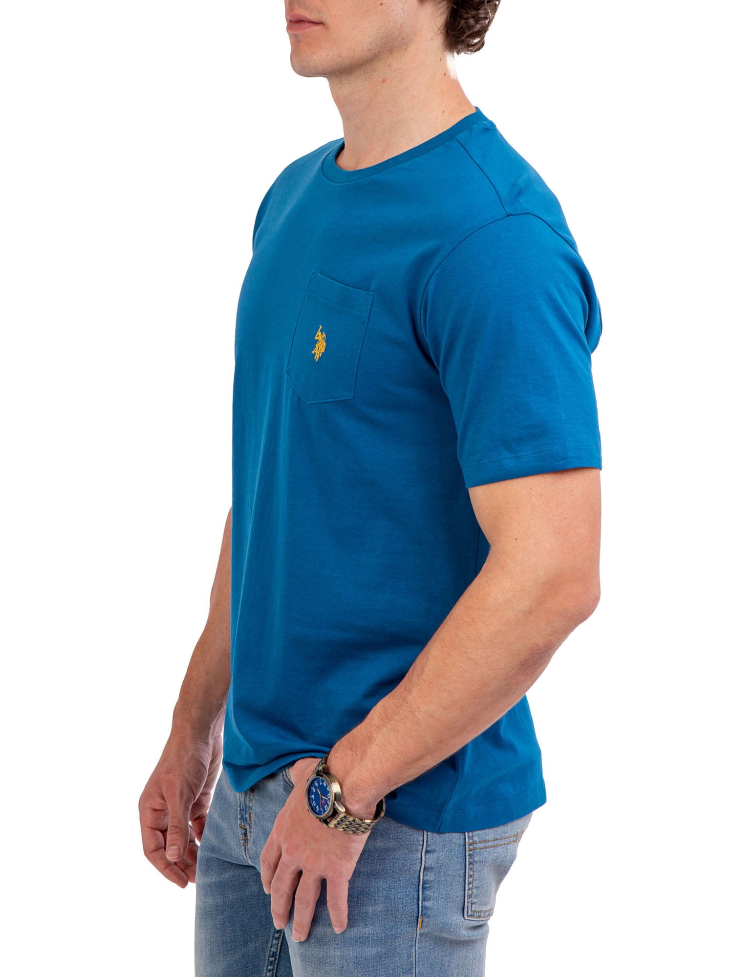 U.S. Polo Assn. Men's Crew Neck Pocket T-Shirt