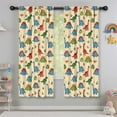 thumbnail image 5 of Blackout Kids Curtains,LightBeige Cartoon Dinosaurs Plants Pattern Childrens Insulated Curtains Set Of 2,Bedroom Essentials,Toddler Room Decor 42"x63", 5 of 5