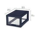 thumbnail image 4 of Sterilite Set of (2) 6 Qt. Stacking Drawer Plastic, Blue Cove, 4 of 5