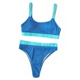 thumbnail image 4 of Bikini de mujer sexy Empalme sólido Traje de baño de dos piezas Traje de baño Conjunto de ropa de playa Fridja  nalpqowj21665, 4 of 7