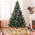 thumbnail image 7 of Yiaed Autumn Maple Leaf and Deer Print Christmas Tree Skirt , Tree SkirtsTree Mat for Christmas Winter Holiday Indoor Decorations-36", 7 of 7