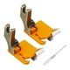 thumbnail image 2 of 2 Piezas Pie Prensatelas Industrial Accesorio Dobladillador Pie de Presión Sustituto Ajustable Material PP y Metal Adecuado para Confección Costura, 2 of 8