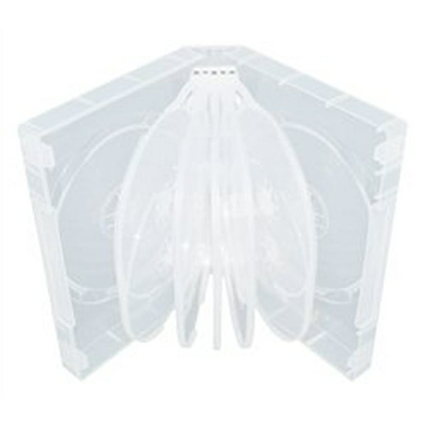 100 Clear 12 Disc DVD Cases