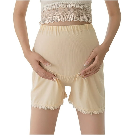 AKAFMK Women's Maternity Shorts Over Belly,Maternity Summer Clothes,Women Summer Fashionable Thin Style Can Be Worn Outside With Large-sized Pregnant Pants