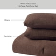 thumbnail image 5 of Better Homes & Gardens 3-Piece Cozy Knit Comforter Set, Brown Basket, King, 5 of 9