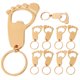 thumbnail image 1 of KAKOWELY 10 llaveros con forma de huella, abrebotellas, recuerdos para baby shower., 1 of 5