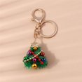 thumbnail image 1 of Lindo llavero de Navidad, colgante de esmalte, Papá Noel, muñeco de nieve, árbol de Navidad, fabricación de joyas DIY, hallazgos hechos a mano, 1 of 4