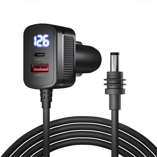 For Starlink Mini Power Cable 100W 12V-24V Cigarrete Lighter Adapter to DC Power Cable with USB Type