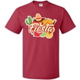 thumbnail image 3 of Inktastic Fiesta with Sombrero Taco Cactus Lime Red Pepper and Guitar in Background T-Shirt, 3 of 5